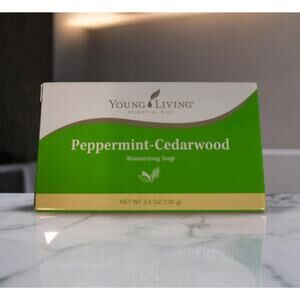 Young Living Essential Oil Peppermint Cedarwood Moisturizing Bar Soap New/Sealed